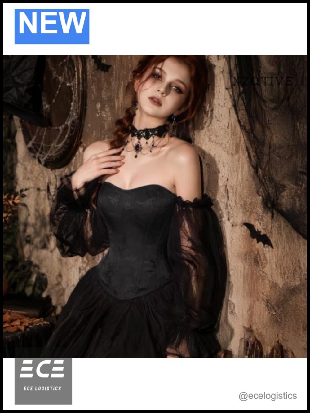 Strapless Bustier Corset Top Lace Up Back Floral Embroidered Costume - Picture 4 of 6